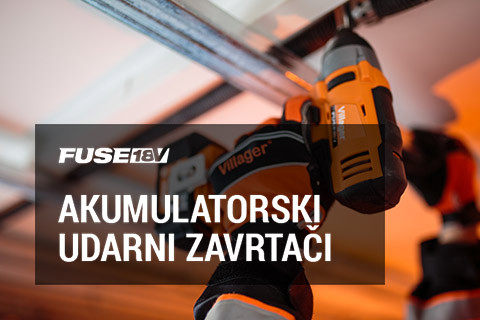 FUSE 18V akumulatorski udarni zavrtači