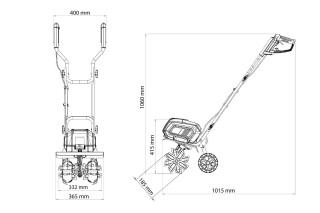 FUSE akumulatorski kultivator VCT 3640 