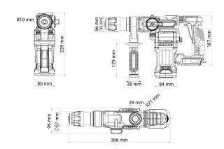 FUSE akumulatorski brushless  čekić VPL 0420 