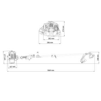 Motorni trimer Villager BC 43 ES 