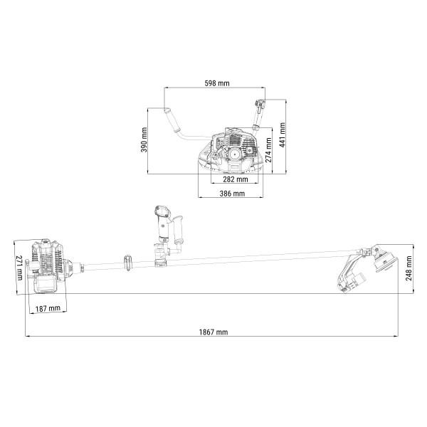 Motorni trimer Villager BC 43 EB 