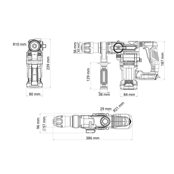 FUSE akumulatorski brushless  čekić VPL 0420 
