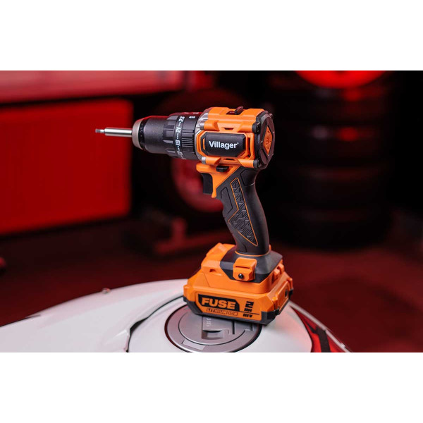 FUSE akumulatorska brushless udarna bušilica Villager VLP 5121 - 2BSC 