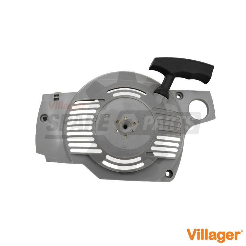 Starter paljenja sivi kpt. stari tip okrugli za motornu testeru Villager VGS 16 - VGS 20 