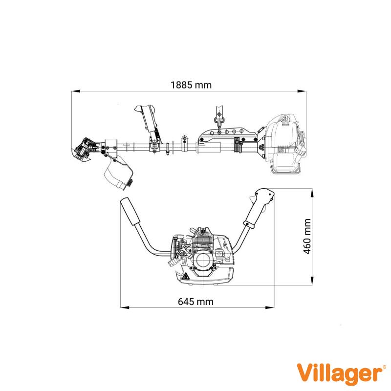Motorni trimer Villager BC 1250 S 