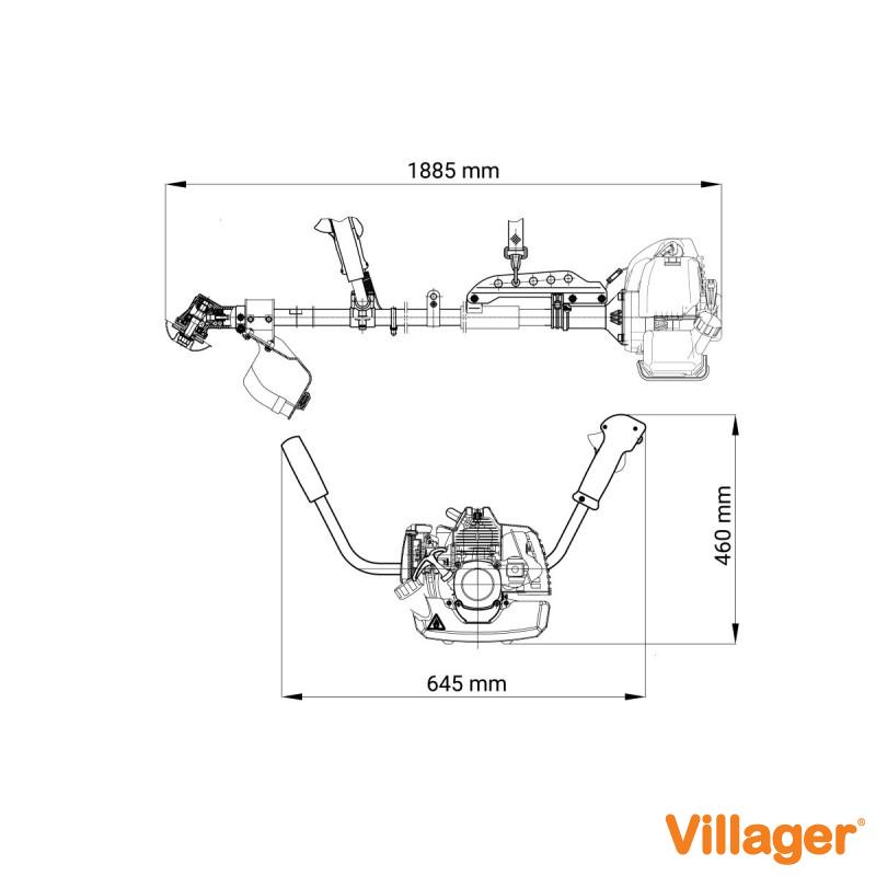 Motorni trimer Villager BC 1900 S 