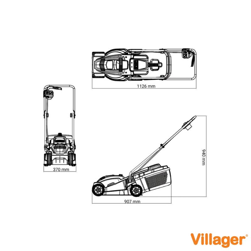 Električna kosačica Villager Villy 1200 P 