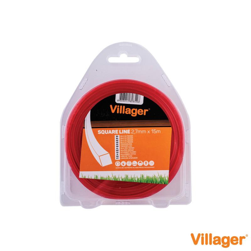 Silk za trimer 3.0mm x 52m (1lb) - četvrtasta nit Villager 