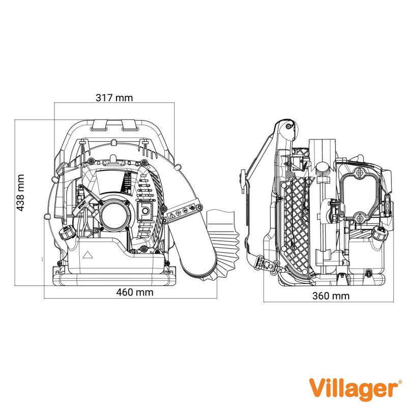 Motorni duvač za lišće Villager VB 5290 E 