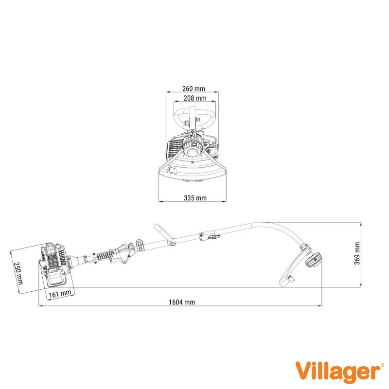 Motorni trimer Villager BC 26 ES 
