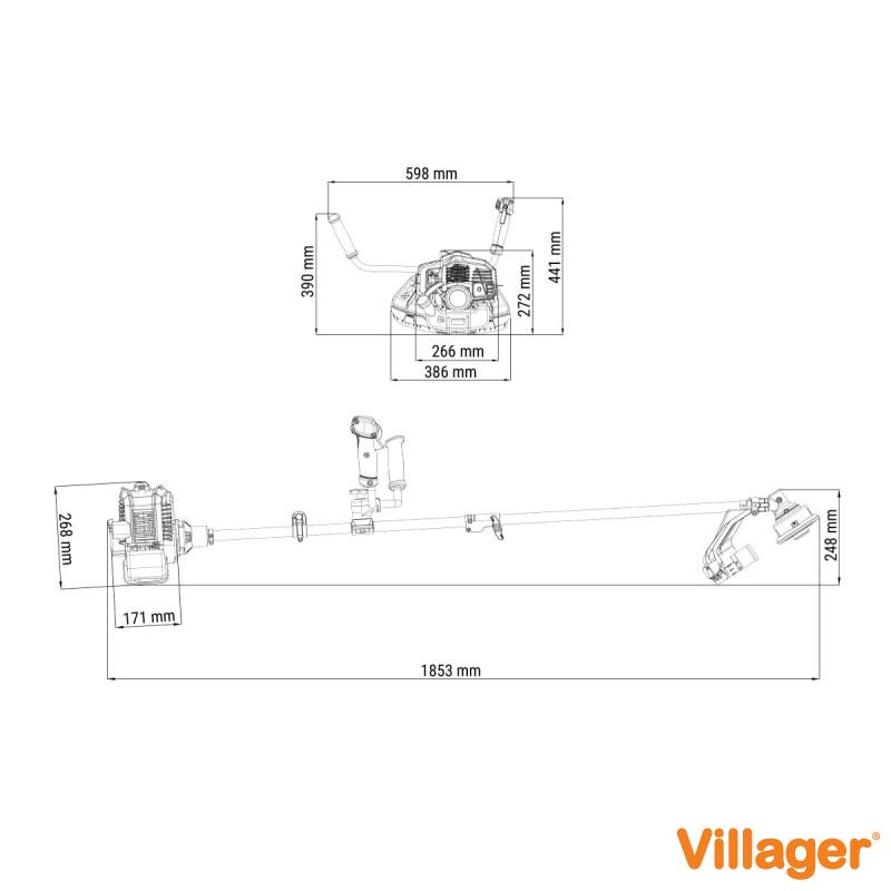 Motorni trimer Villager BC 33 ESB 
