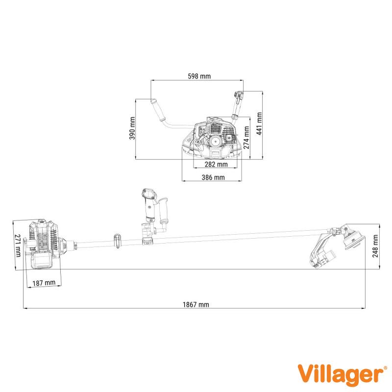 Motorni trimer Villager BC 43 EB 