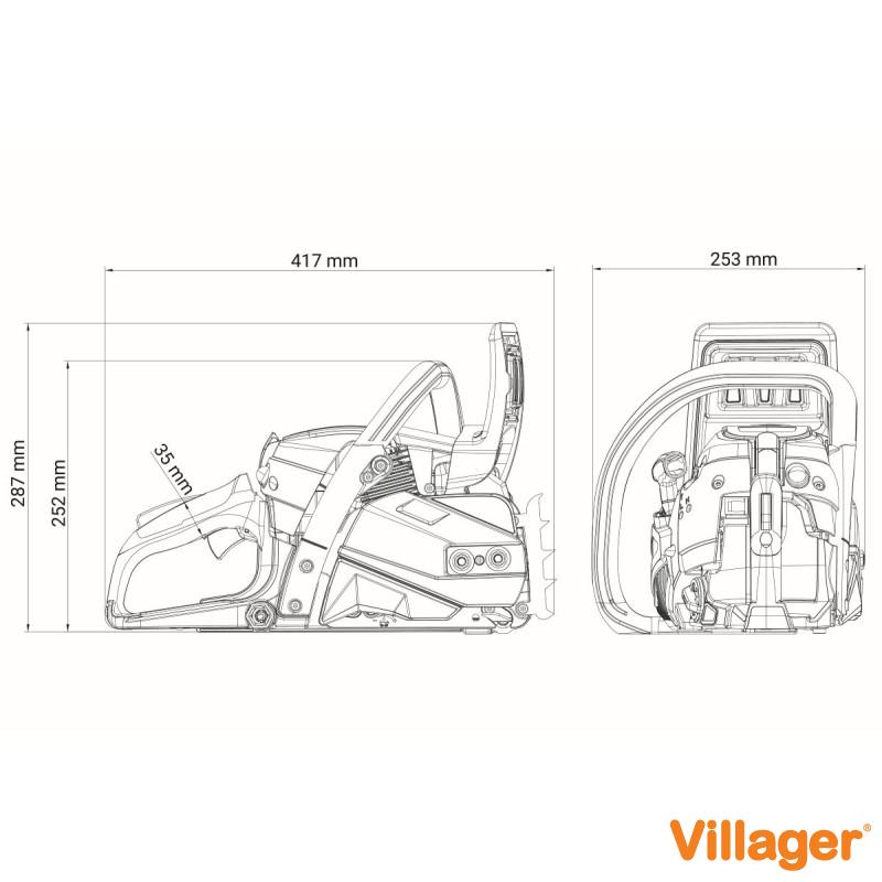 Motorna testera VGS 4125 PE 