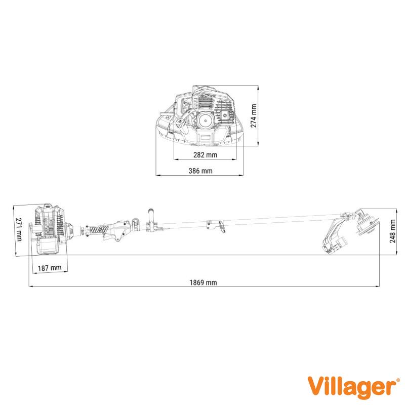 Motorni trimer Villager BC 43 ES 