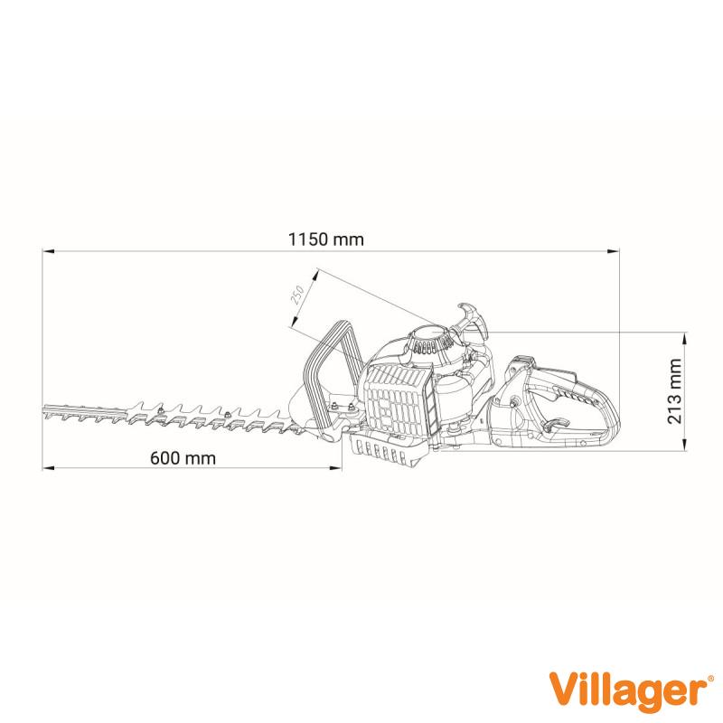 Motorni trimer za živu ogradu Villager VHPT 27 E 