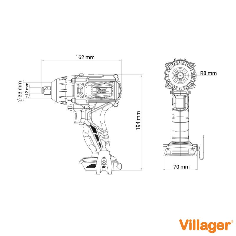 Fuse akumulatorski brushless udarni odvrtač VLP 5320 