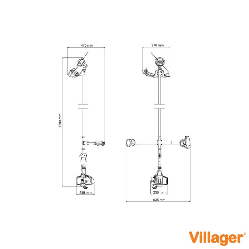 Motorni trimer Villager BC 755 SE 