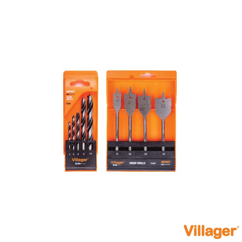 Burgije za drvo Villager Impact Line DW-SET 5 kom 