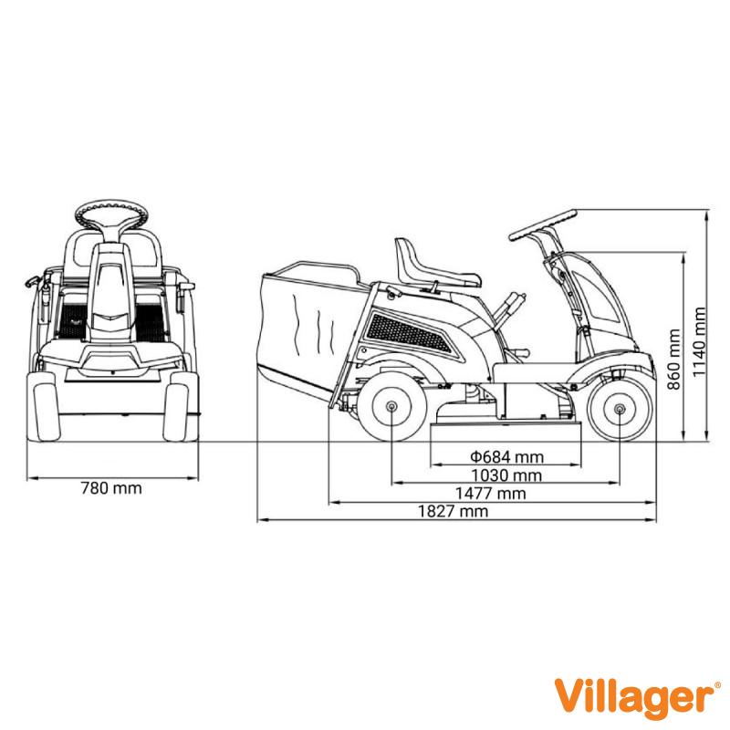 Traktor kosačica VTR 660 