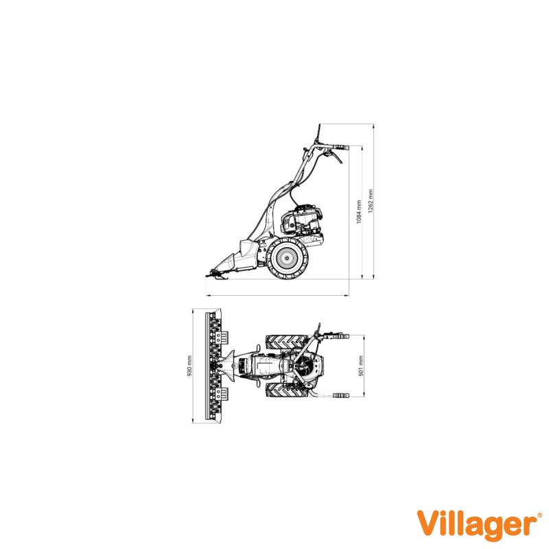 Čeona kosačica Villager VFM 870 L 