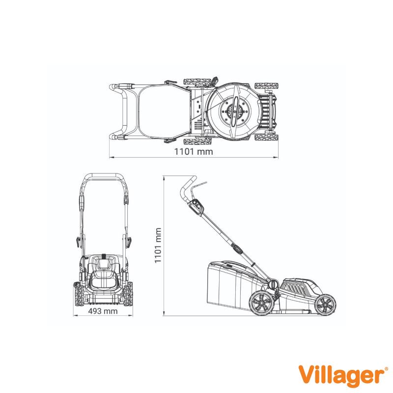 ZEN akumulatorska kosačica Villager LM 3010 E 