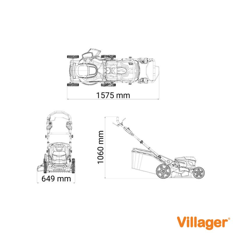 ZEN akumulatorska kosačica Villager LM 4111 E Matic 
