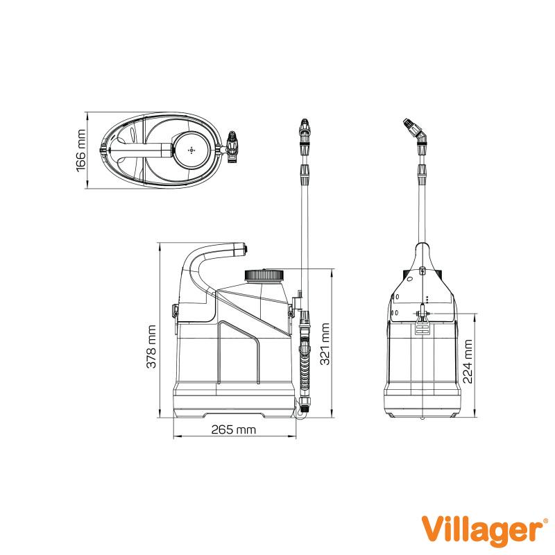 Akumulatorska prskalica Villager BS 7 