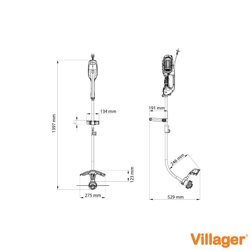 Električni trimer Villager ET 1005 