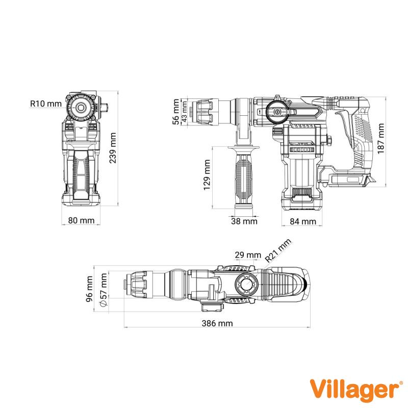 FUSE akumulatorski brushless  čekić VPL 0420 
