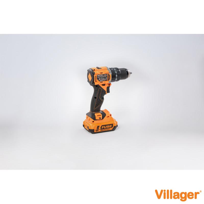 FUSE akumulatorska brushless udarna bušilica Villager VLP 5121 - 2BSC 