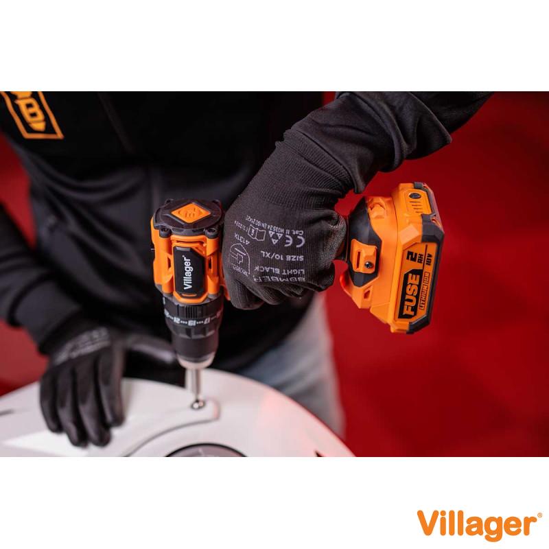 FUSE akumulatorska brushless udarna bušilica Villager VLP 5121 - 2BSC 