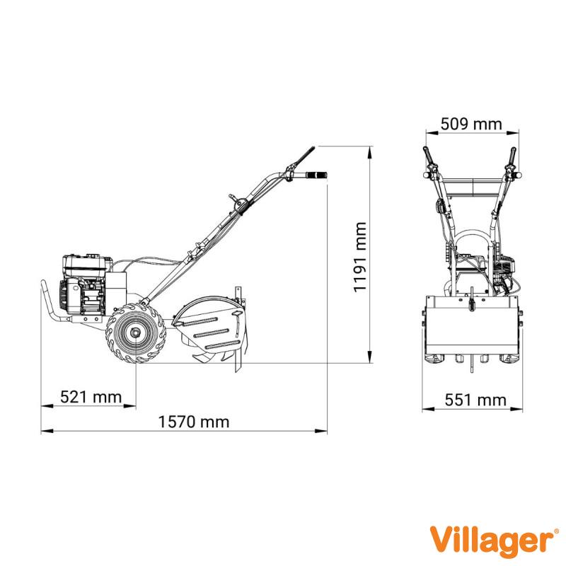 Motorni kultivator Villager VTB 4811 VC 