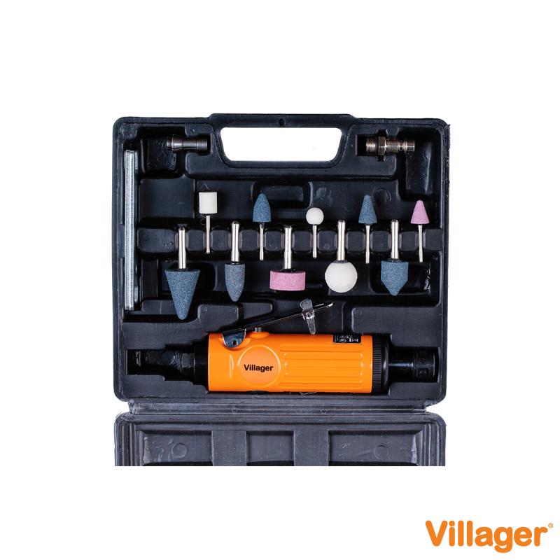 Pneumatski brusač sa kompletom alata Villager VAT VDG 220 