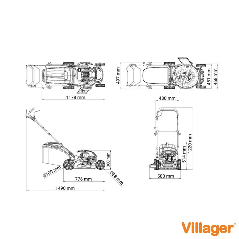 Motorna kosačica Villager EAGLE 3111 V 