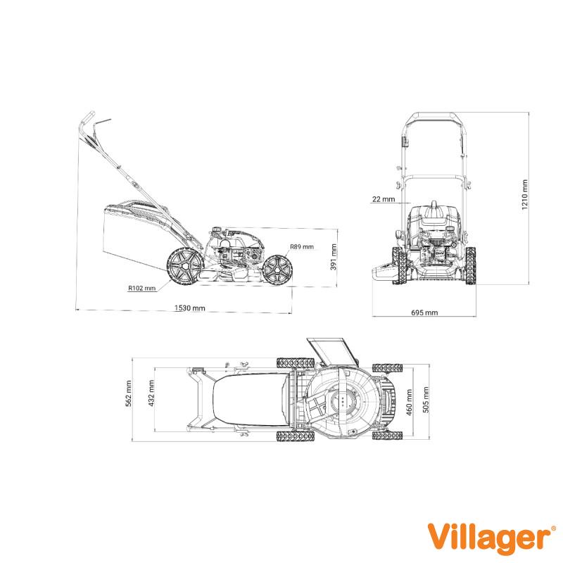 Motorna kosačica Villager EAGLE 4011 V 