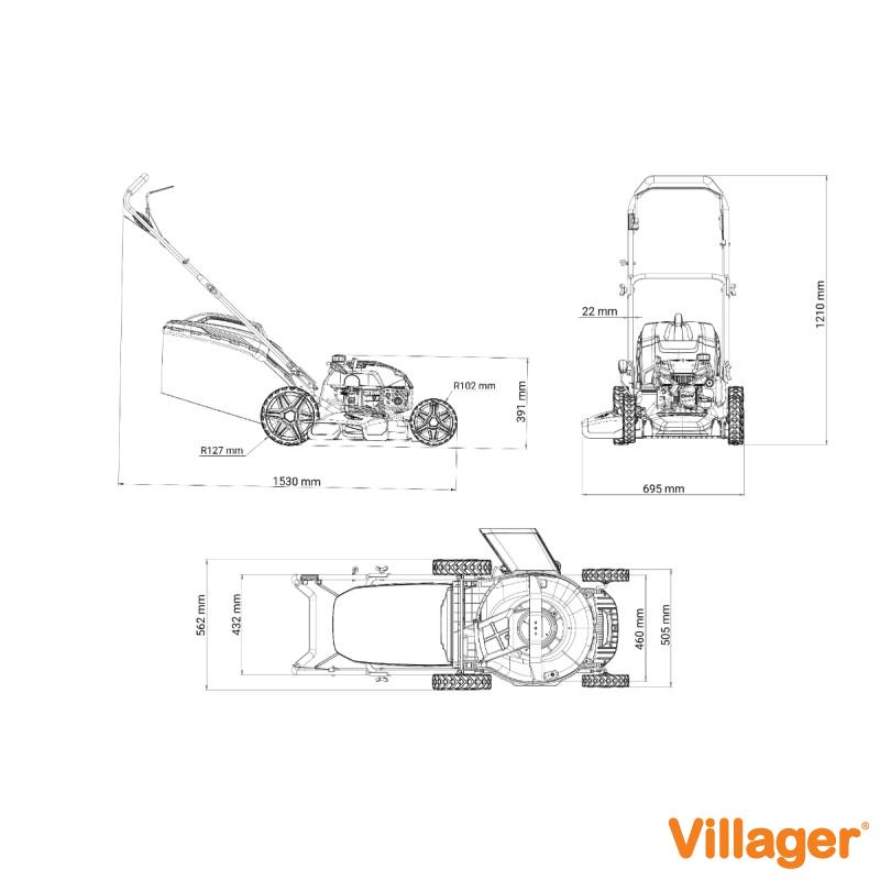 Motorna kosačica Villager EAGLE 4111 V 