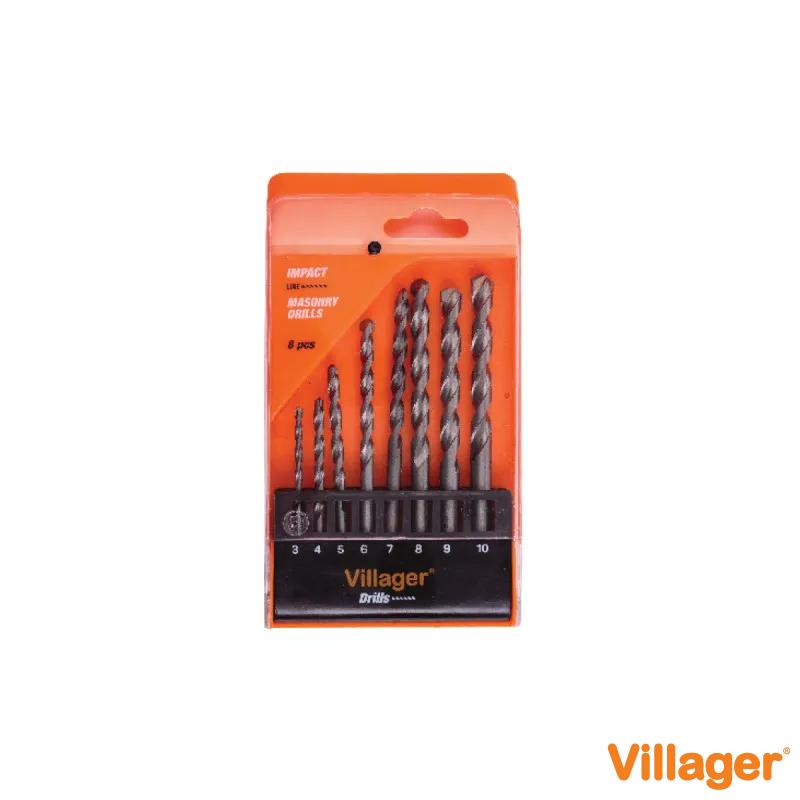 Burgije za beton Villager Impact Line DMA-SET 8 kom 